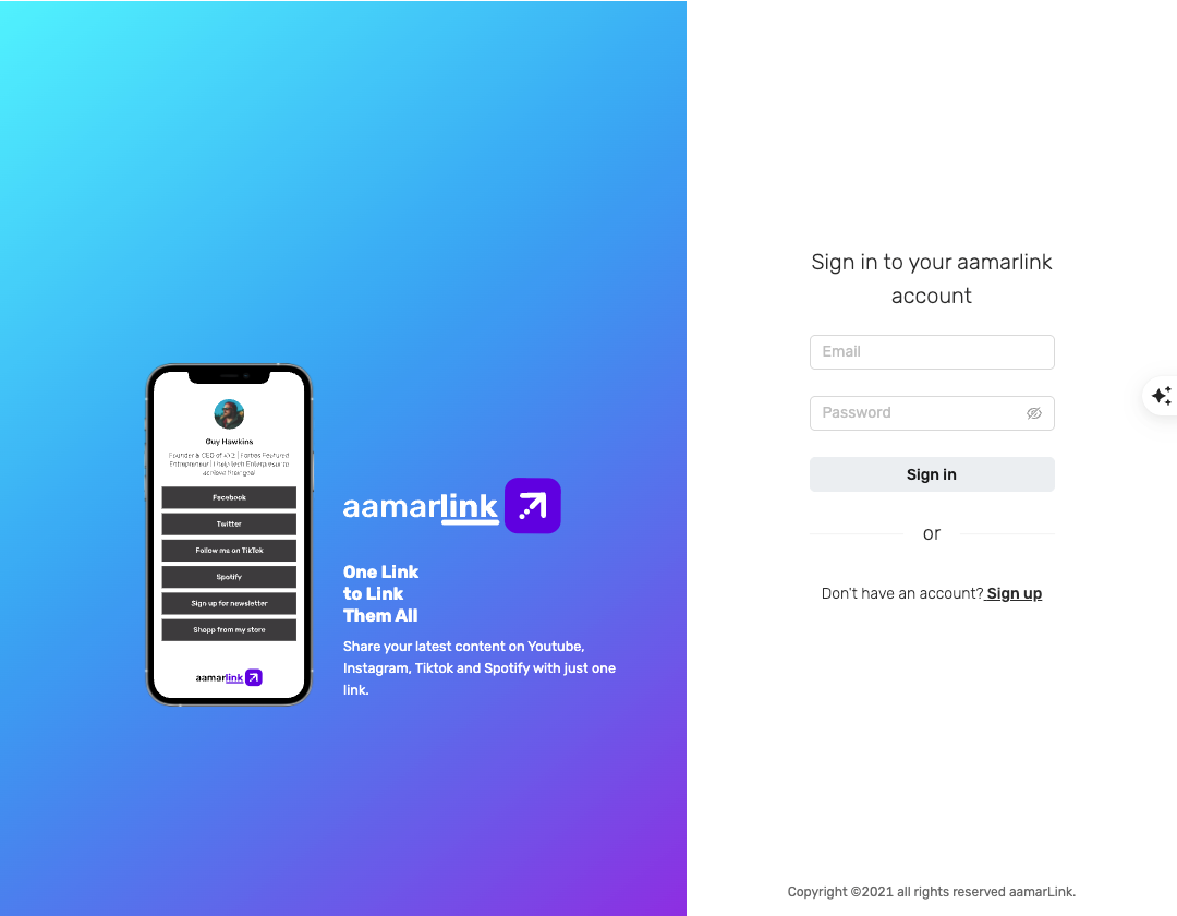 Aamar Link demo